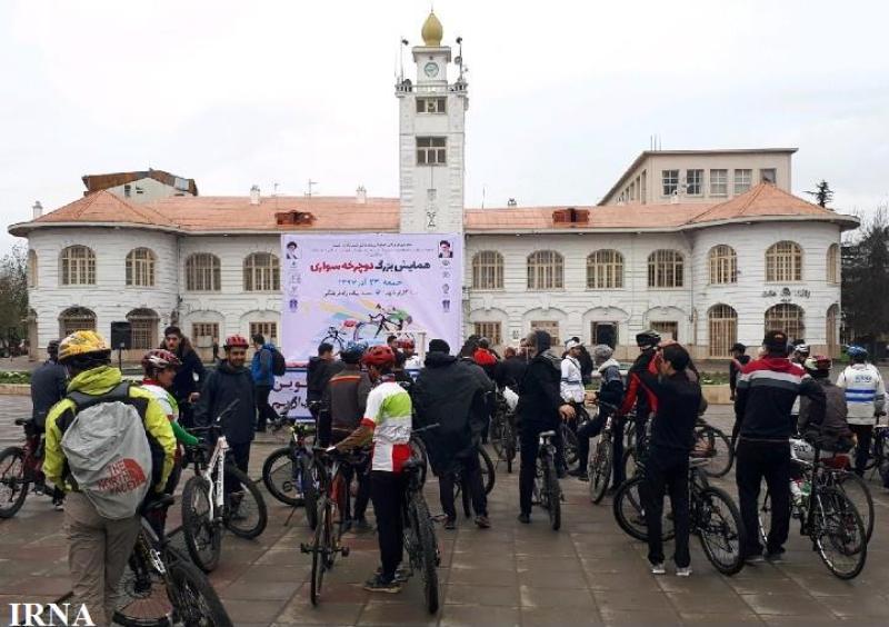 همایش دوچرخه سواری با حضور100 ركابزن در رشت برگزار شد