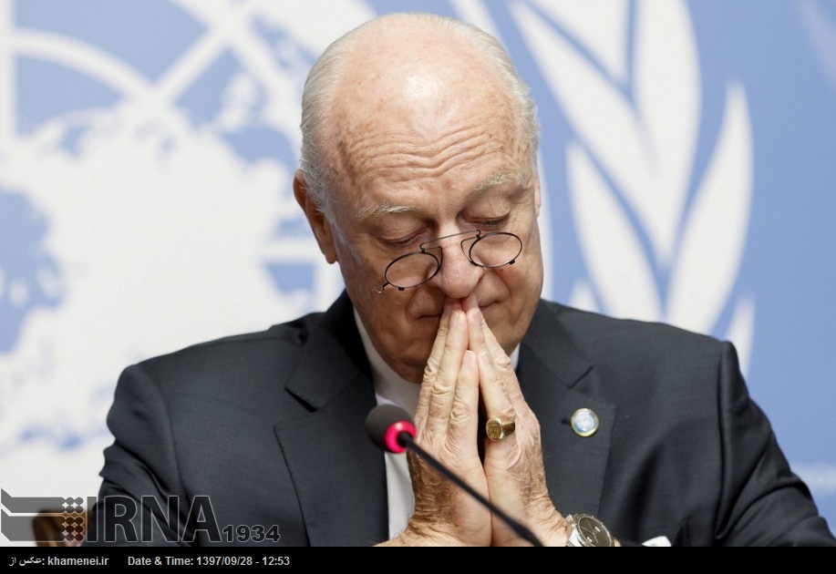 De Mistura elogia los esfuerzos de Irán, Rusia y Turquía en las negociaciones de Siria De Mistura elogia los esfuerzos de Irán, Rusia y Turquía en las negociaciones de Siria