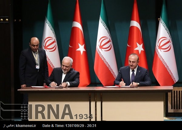 Irán y Turquía firman dos memorándums de entendimiento Irán y Turquía firman dos memorándums de entendimiento