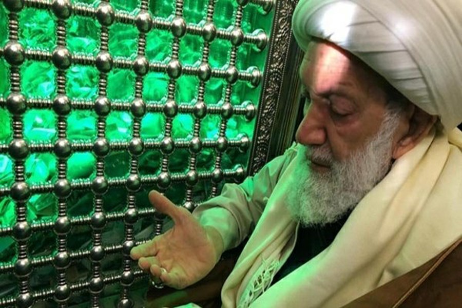شیخ عیسی قاسم وارد نجف اشرف شد شیخ عیسی قاسم وارد نجف اشرف شد