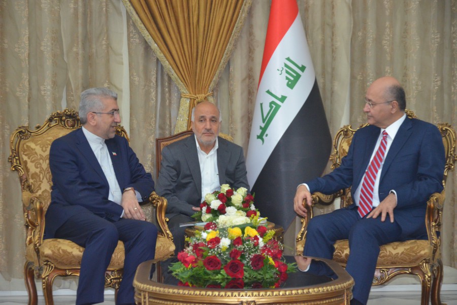 Iraqi president pleased with Baghdad-Tehran energy ties Iraqi president pleased with Baghdad-Tehran energy ties