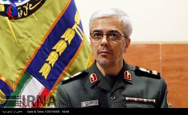 خلیج فارس میں امریکی موجودگی سے بدامنی پیدا ہوگی: سربراہ ایرانی مسلح افواج خلیج فارس میں امریکی موجودگی سے بدامنی پیدا ہوگی: سربراہ ایرانی مسلح افواج