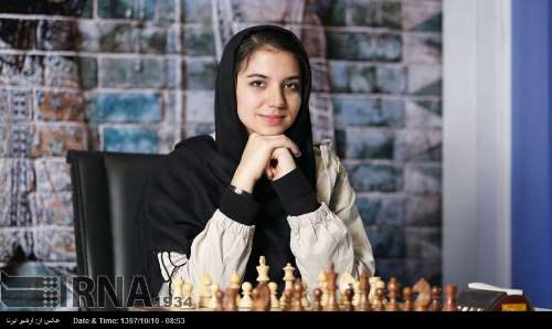 Jugadora de ajedrez iraní, subcampeona del mundo