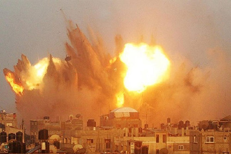 جنگنده هاي صهيونيست 865 بار غزه را در سال 2018 بمباران كردند