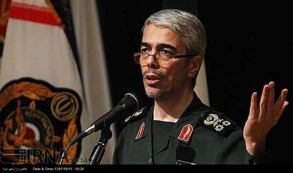 ایران امن پالیسی کیساتھ عسکری قوت بھی رکھے گا: جنرل باقری ایران امن پالیسی کیساتھ عسکری قوت بھی رکھے گا: جنرل باقری