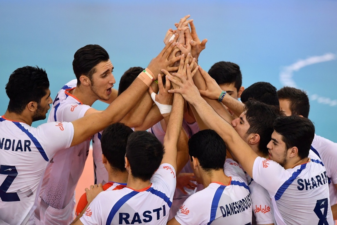 Iran junior volleyball team ranks 1st in world Iran junior volleyball team ranks 1st in world