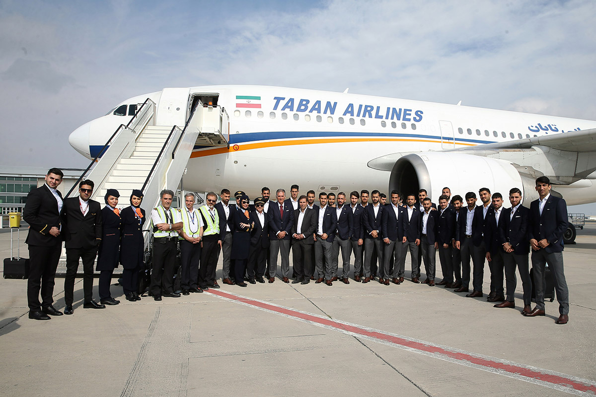 Iran football team arrives in UAE for AFC Asian Cup Iran football team arrives in UAE for AFC Asian Cup