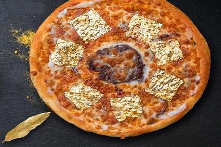 پيتزا با روكش طلا، تبليغي دروغين با هدف جلب مشتري