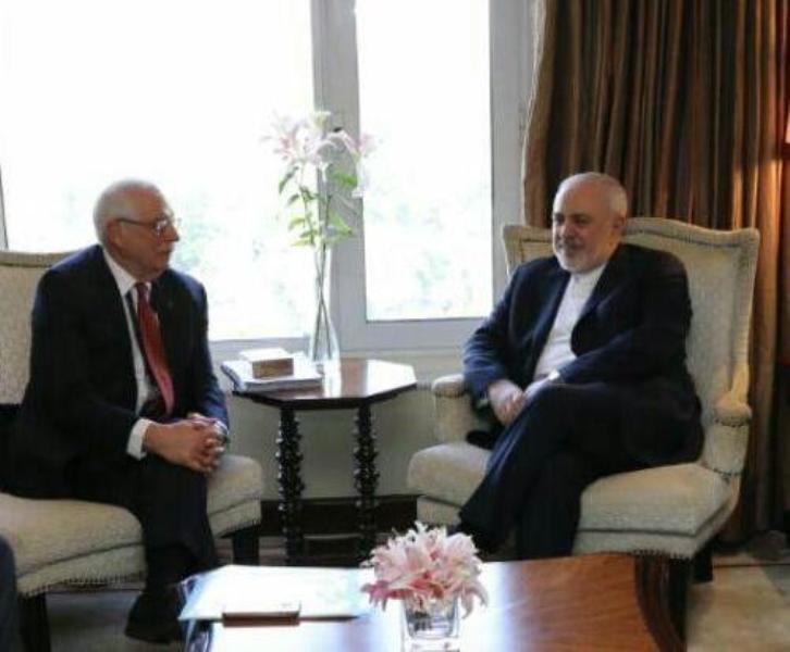 Iranian, Spanish FMs hold talks in Indian capital Iranian, Spanish FMs hold talks in Indian capital