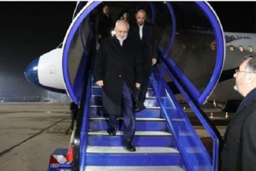 Iran FM arrives in Tehran from New Delhi Iran FM arrives in Tehran from New Delhi