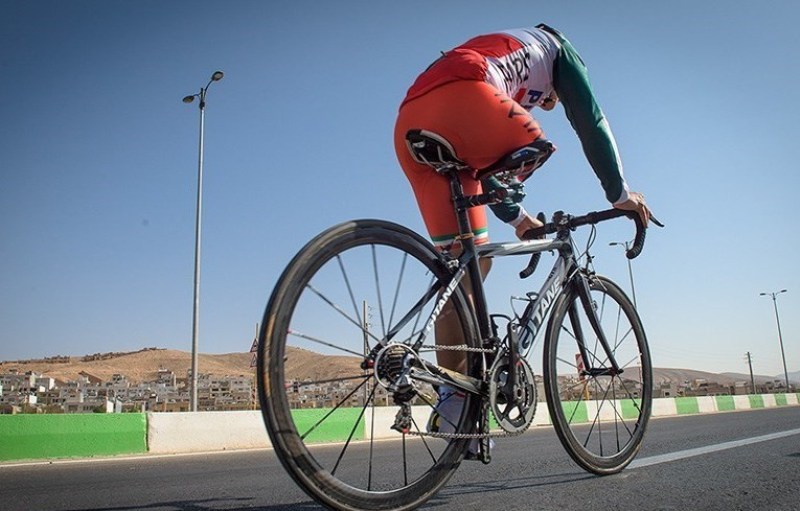 Iranian paracyclist bags Asian silver medal Iranian paracyclist bags Asian silver medal