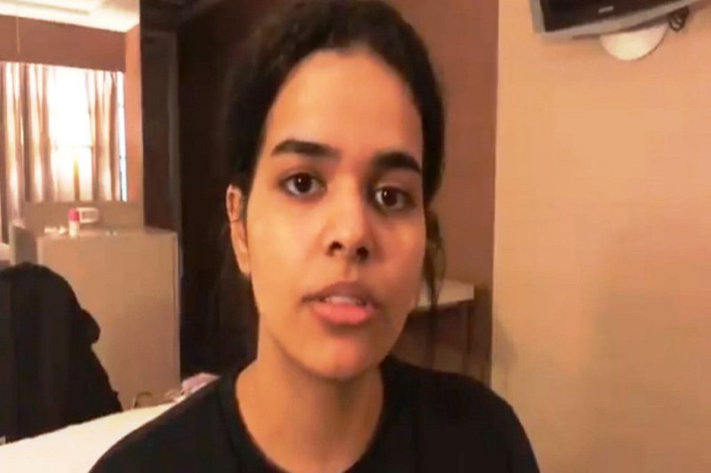 رهف، دختر عربستانی سرانجام به كانادا پناهنده شد رهف، دختر عربستانی سرانجام به كانادا پناهنده شد