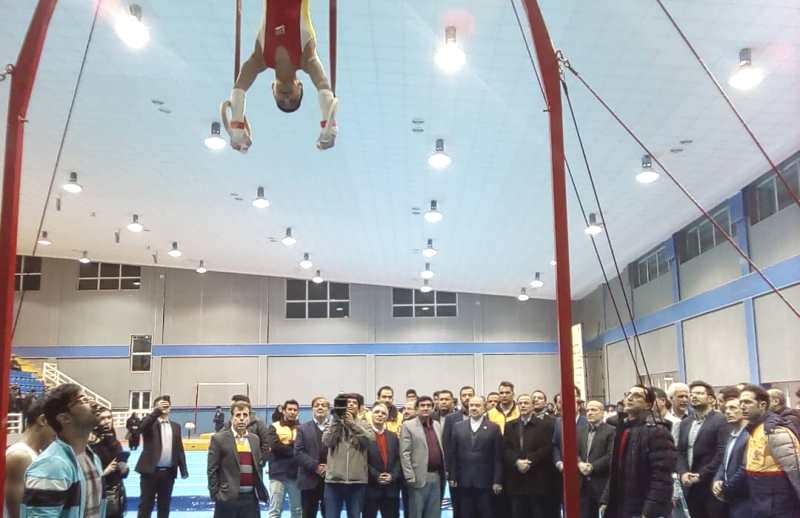 سالن ژيمناستيك در مشهد با حضور وزير ورزش بهره برداري شد