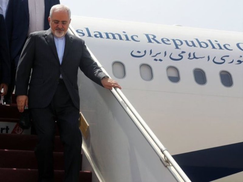 Iran FM Zarif arrives in Baghdad Iran FM Zarif arrives in Baghdad