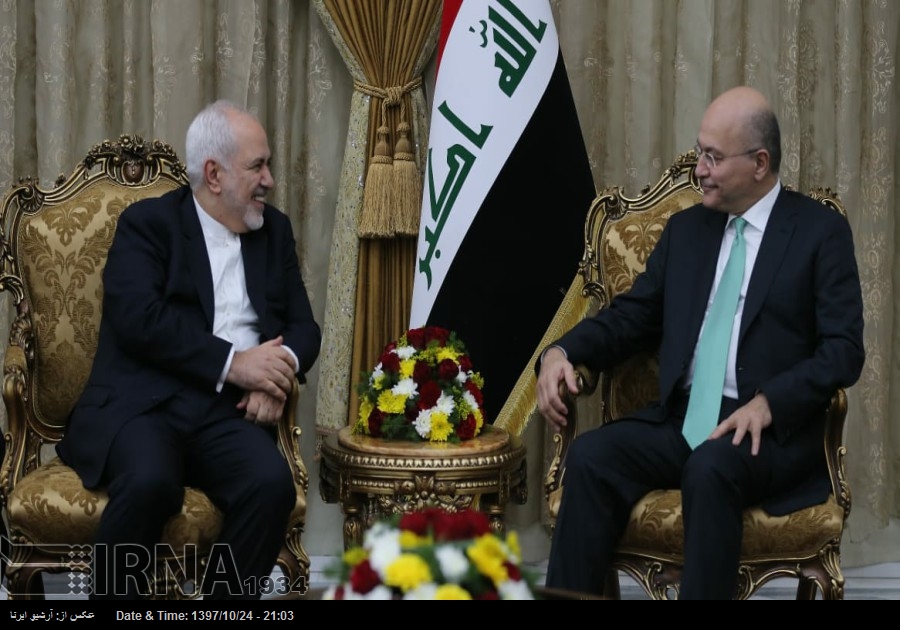 ایران اور عراق کو خطے میں کلیدی اور موثر پوزیشن حاصل ہے: صدر صالح ایران اور عراق کو خطے میں کلیدی اور موثر پوزیشن حاصل ہے: صدر صالح