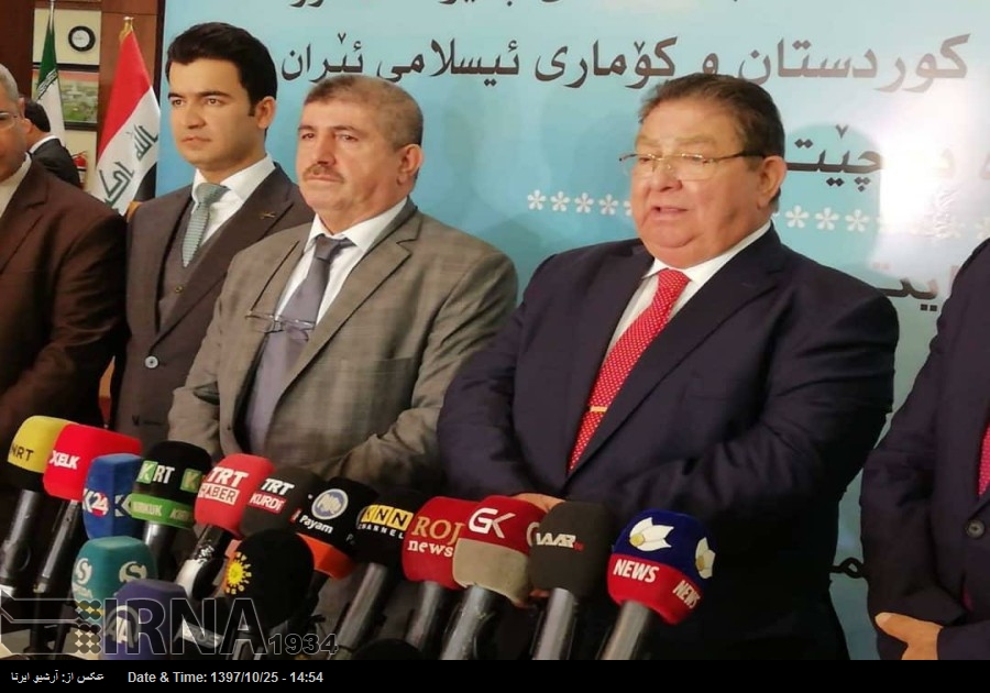 عراقی کُرد حکام ایران کیساتھ اقتصادی تعاون کو بڑھانے کے خواہاں عراقی کُرد حکام ایران کیساتھ اقتصادی تعاون کو بڑھانے کے خواہاں