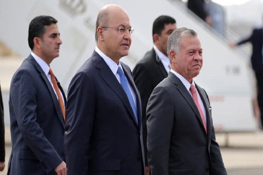 الملك الاردني يجري مباحثات مع الرئيس العراقي الملك الاردني يجري مباحثات مع الرئيس العراقي