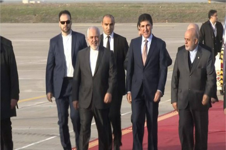 Iran's Zarif arrives in Iraqi Kurdistan Region for official visit Iran's Zarif arrives in Iraqi Kurdistan Region for official visit