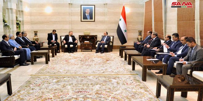Premier Khamis invites Iranian companies to participate in Syrian reconstruction Premier Khamis invites Iranian companies to participate in Syrian reconstruction