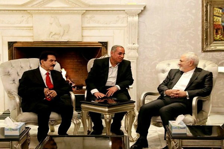 Zarif confers with Sec-Gen of PUK Zarif confers with Sec-Gen of PUK