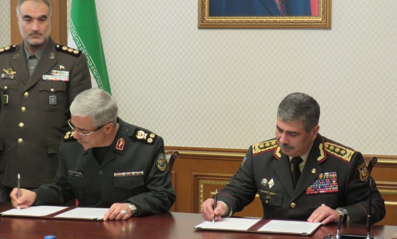 Iran, Azerbaijan sign military cooperation protocol Iran, Azerbaijan sign military cooperation protocol