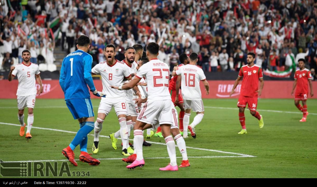 2019 ایشین فٹبال کپ؛ ایران نے عمان کو ہراکر کوارٹر فائنل میں جگہ بنالی 2019 ایشین فٹبال کپ؛ ایران نے عمان کو ہراکر کوارٹر فائنل میں جگہ بنالی