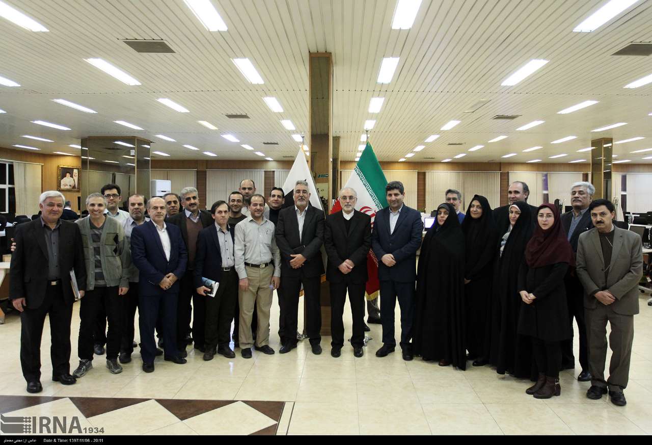 رئیس منظمة الطاقة النوویة الایرانیة یزور ارنا رئیس منظمة الطاقة النوویة الایرانیة یزور ارنا