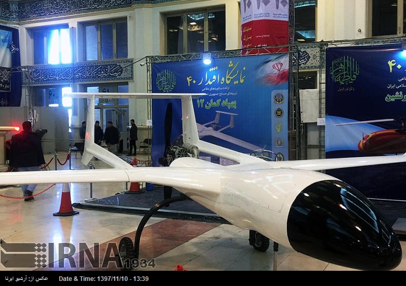 ایران نے جدید ڈرون کمان-12 کو رونما کردیا ایران نے جدید ڈرون کمان-12 کو رونما کردیا
