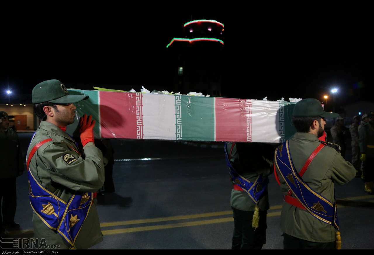 فیلم | ورود ۶ شهید گمنام به چهارمحال و بختیاری