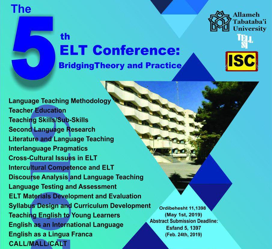 Tehran to host 5th ELT Conference Tehran to host 5th ELT Conference