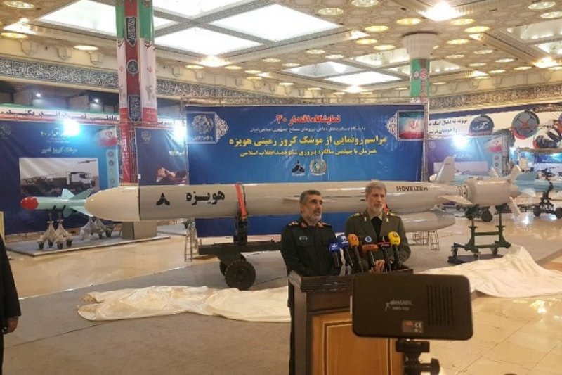 Langstrecken-Marschflugkörper: Iran präsentiert „Hoveizeh“ Langstrecken-Marschflugkörper: Iran präsentiert „Hoveizeh“