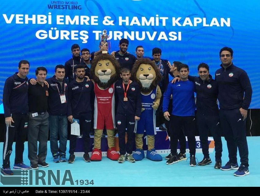 Vehbi Emre ve Hamit Kaplan Güreş Turnuvası'nda İran ikinci oldu Vehbi Emre ve Hamit Kaplan Güreş Turnuvası'nda İran ikinci oldu
