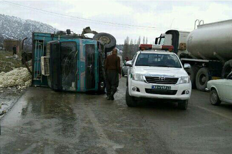 سوانح رانندگی در كردستان سه كشته برجای گذاشت