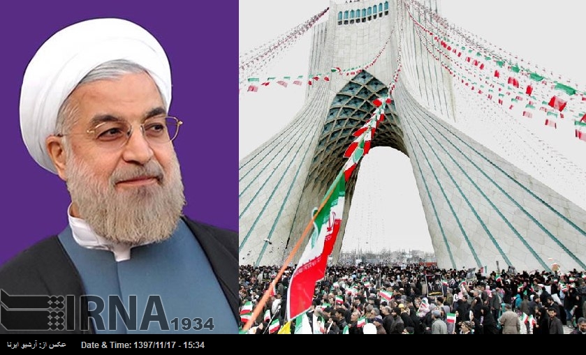 ایرانی صدر کی قوم سے انقلاب ریلیوں میں بھرپورشرکت کرنے کی اپیل ایرانی صدر کی قوم سے انقلاب ریلیوں میں بھرپورشرکت کرنے کی اپیل