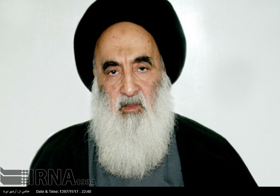Ayetullah Sistani: Irak, diğer ülkelere zarar verecek bir üs olmamalı Ayetullah Sistani: Irak, diğer ülkelere zarar verecek bir üs olmamalı