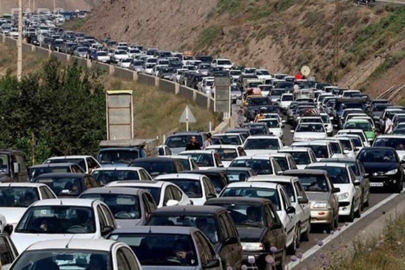 تعطيلات آخر هفته جاده هاي مازندران را شلوغ كرد