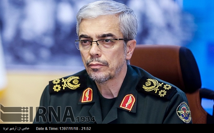 El poder defensivo de Irán es meramente disuasivo, asegura el general Baqeri El poder defensivo de Irán es meramente disuasivo, asegura el general Baqeri