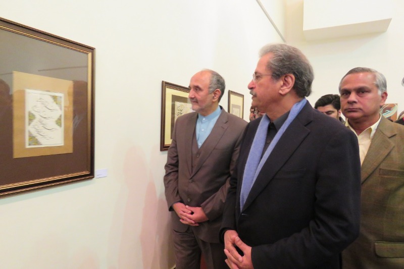 Iranian calligraphy exhibition kicks off in Pakistan Iranian calligraphy exhibition kicks off in Pakistan