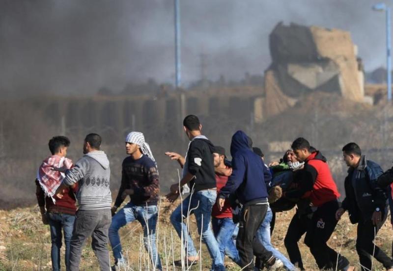 Two Palestinians killed, 17 others wounded in Gaza protests on Friday Two Palestinians killed, 17 others wounded in Gaza protests on Friday