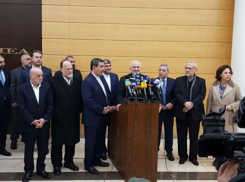 Iran ready to cooperate with Lebanon in all areas: FM Zarif Iran ready to cooperate with Lebanon in all areas: FM Zarif