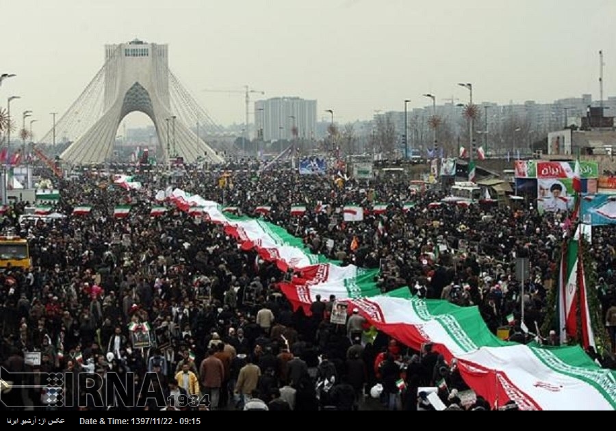 انقلاب کی 40ویں سالگرہ، ایران میں ملک گیر عوامی ریلیوں کا آغاز انقلاب کی 40ویں سالگرہ، ایران میں ملک گیر عوامی ریلیوں کا آغاز