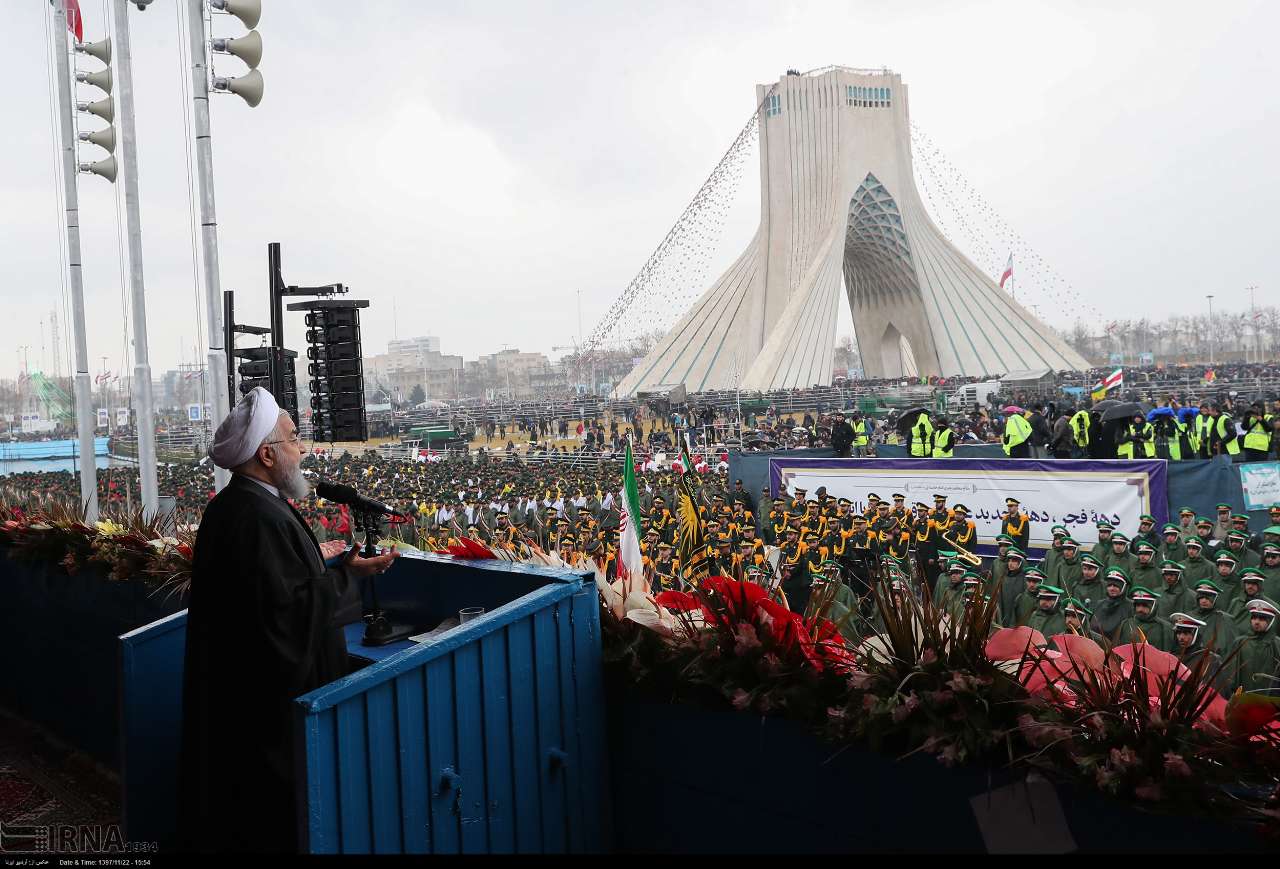 Jahrestages des Sieges der Islamischen Revolution: Rouhani hält eine Rede Jahrestages des Sieges der Islamischen Revolution: Rouhani hält eine Rede