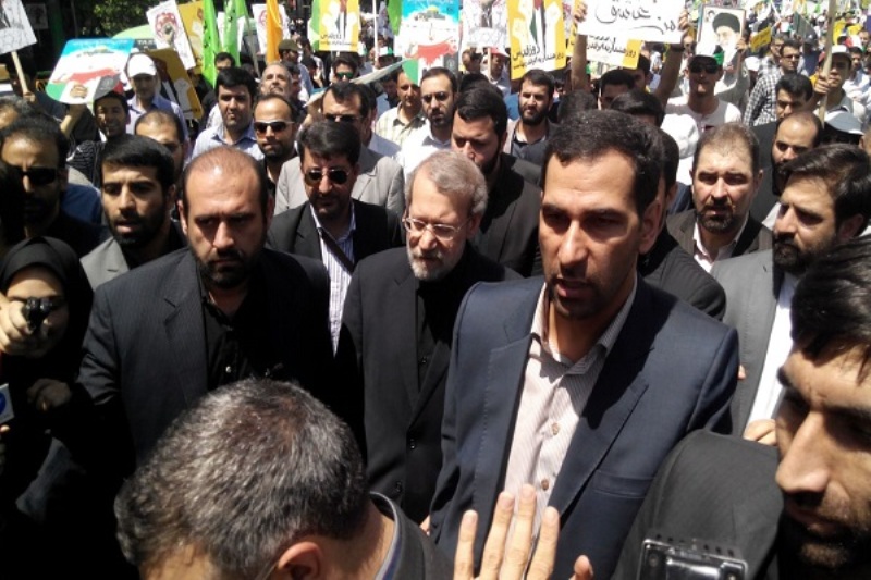 Iran's speaker joins Islamic Revolution rallies Iran's speaker joins Islamic Revolution rallies