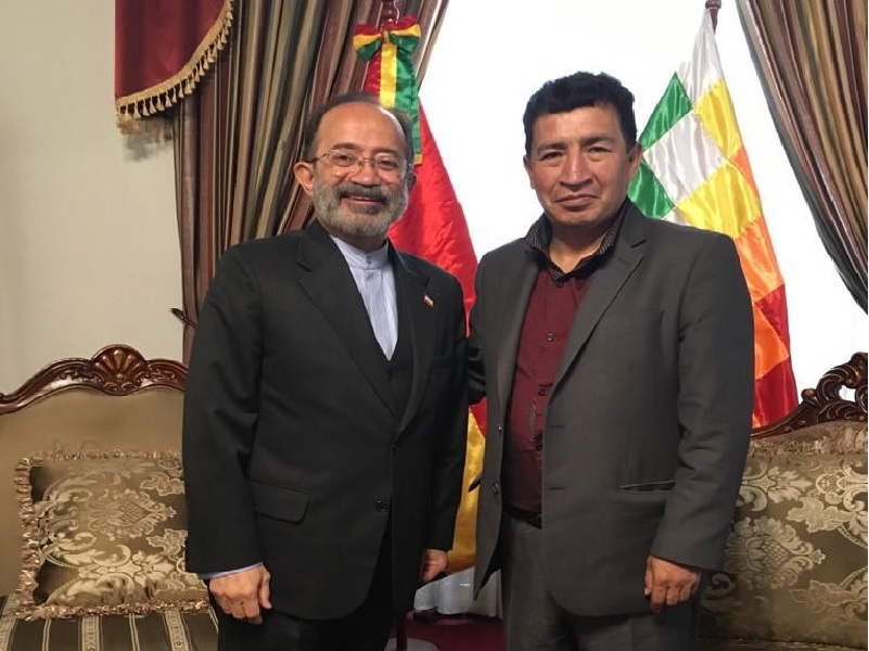 Iran, Bolivia keen on boosting cooperation Iran, Bolivia keen on boosting cooperation