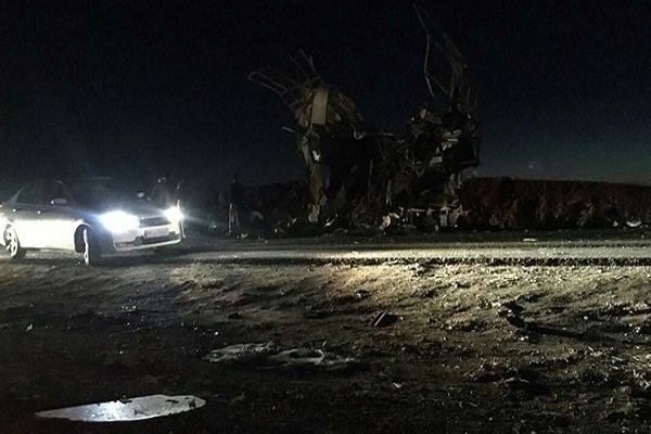 Terroristen greifen IRGC-Bus im Südosten des Iran an Terroristen greifen IRGC-Bus im Südosten des Iran an