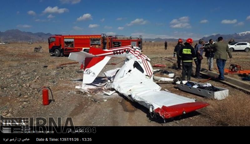 На востоке Ирана разбился учебный самолет, двое человек погибли На востоке Ирана разбился учебный самолет, двое человек погибли