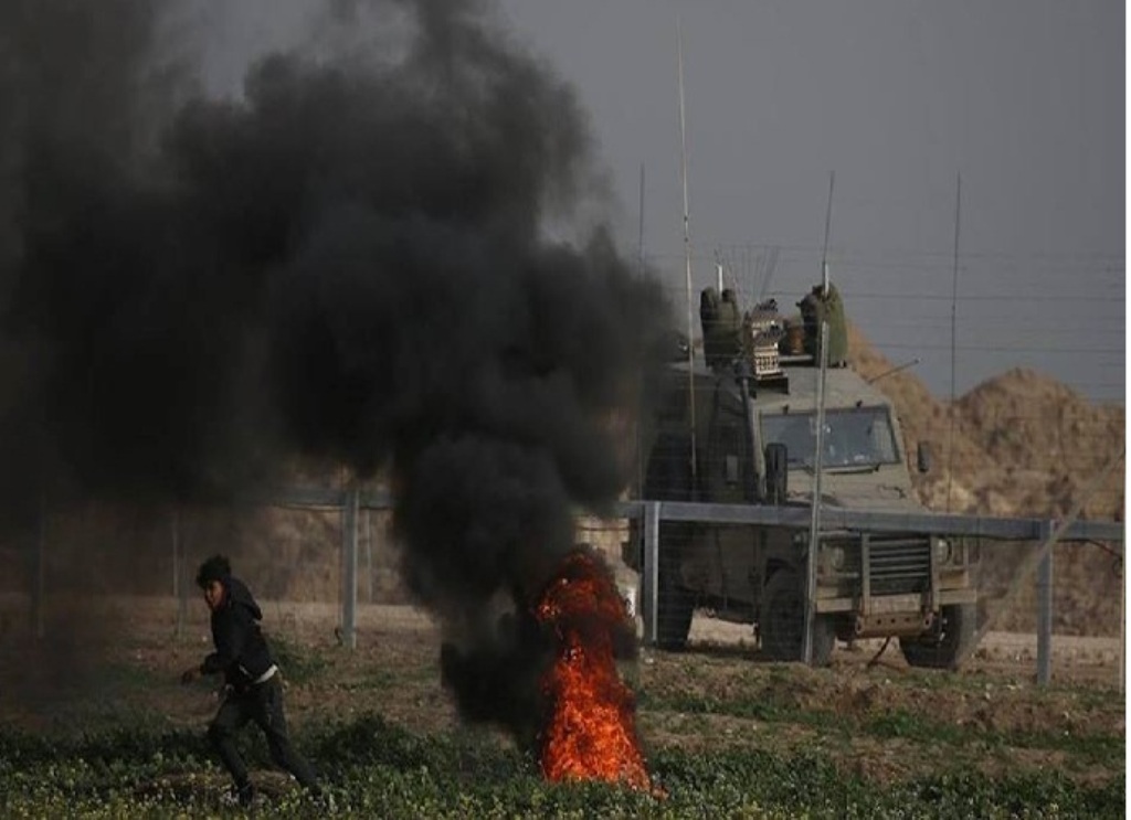20 فلسطيني در راهپيمايي غزه زخمي شدند