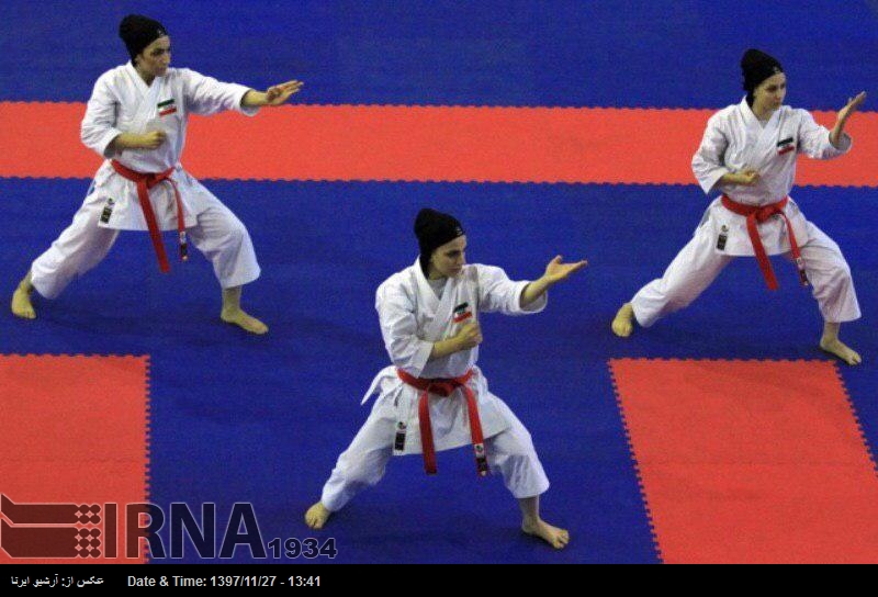 El equipo femenino iraní de kata alcanza la final de la Liga Mundial de Kárate El equipo femenino iraní de kata alcanza la final de la Liga Mundial de Kárate