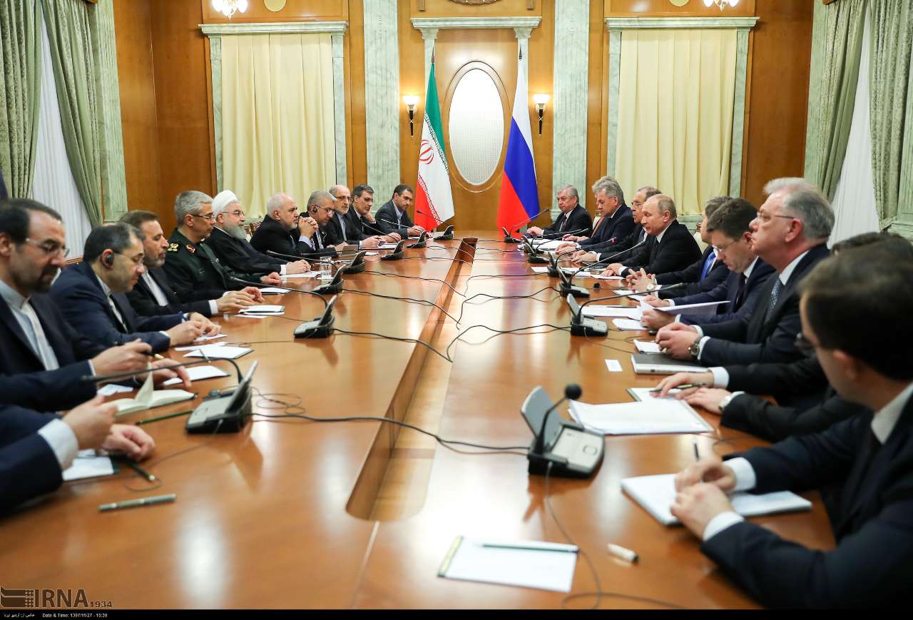 Rouhani trifft Putin Rouhani trifft Putin