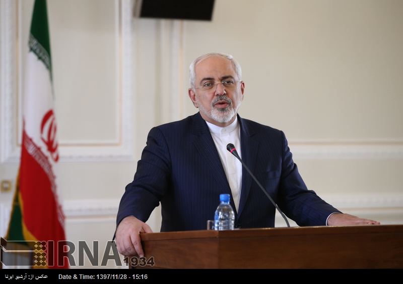 Zarif rechaza una vez más la posición de Europa ante el programa de misiles de Irán Zarif rechaza una vez más la posición de Europa ante el programa de misiles de Irán
